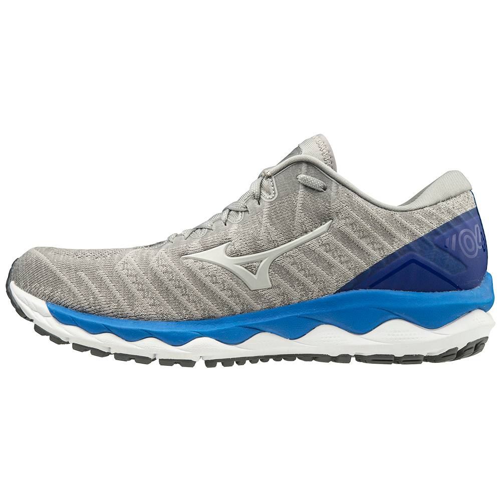 Mizuno Wave Sky 4 WAVEKNIT™ 2E (Wide) Férfi Futócipő Szürke ZXW016752